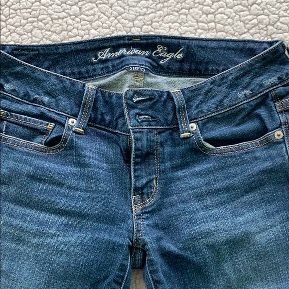 American Eagle cuffed artist stretch capris size4 - Picture 6 of 9